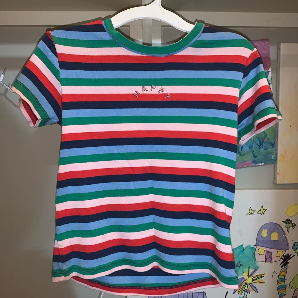 Happy Rainbow Shirt From Topshop